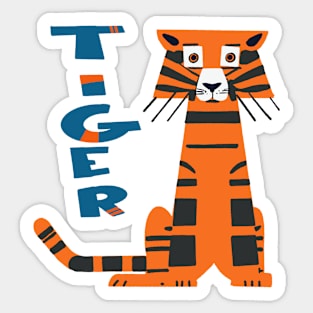 tiger baby Sticker